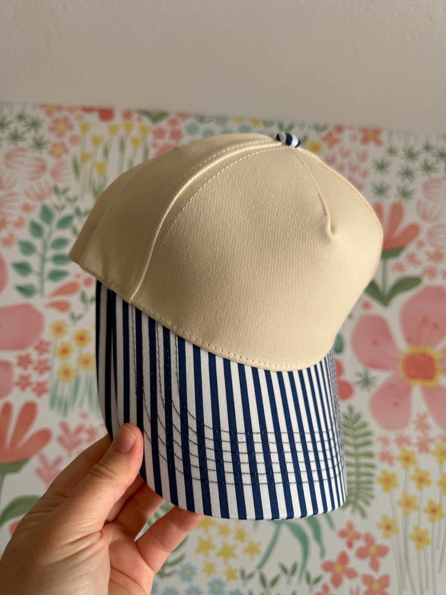 Blue/White Striped Hat
