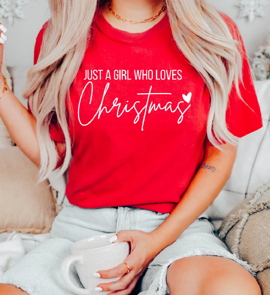 Just a Christmas Girl Tee