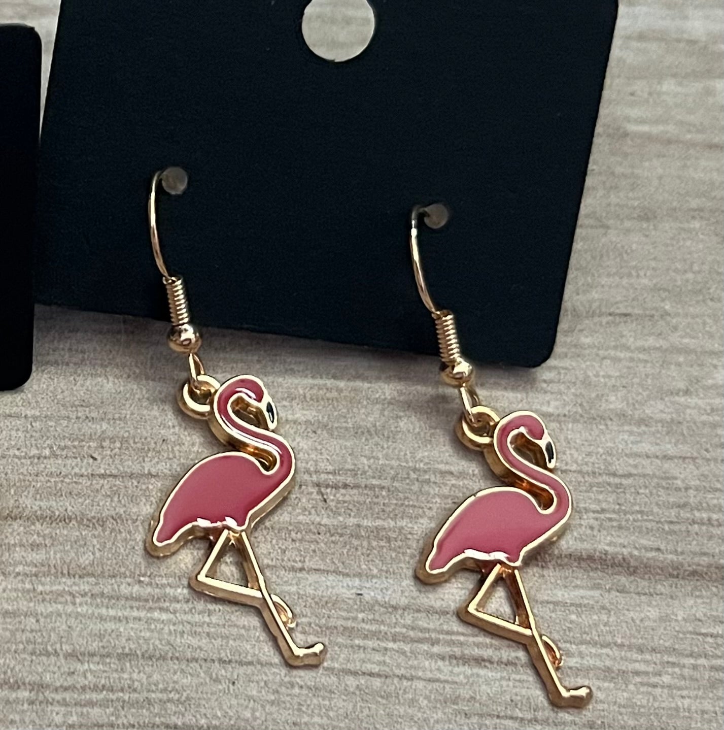 Flamingo earrings