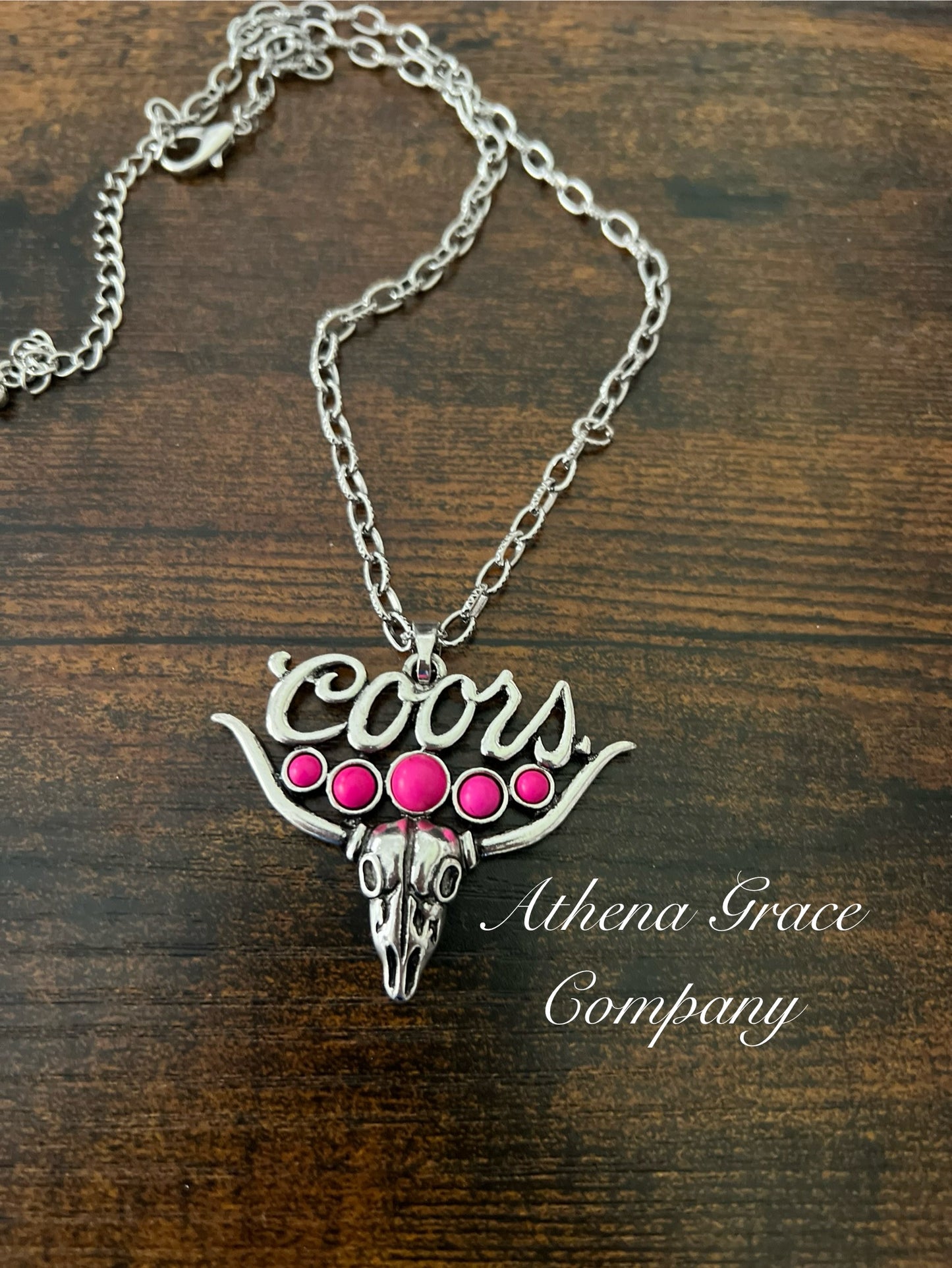 Coors Bull Necklace