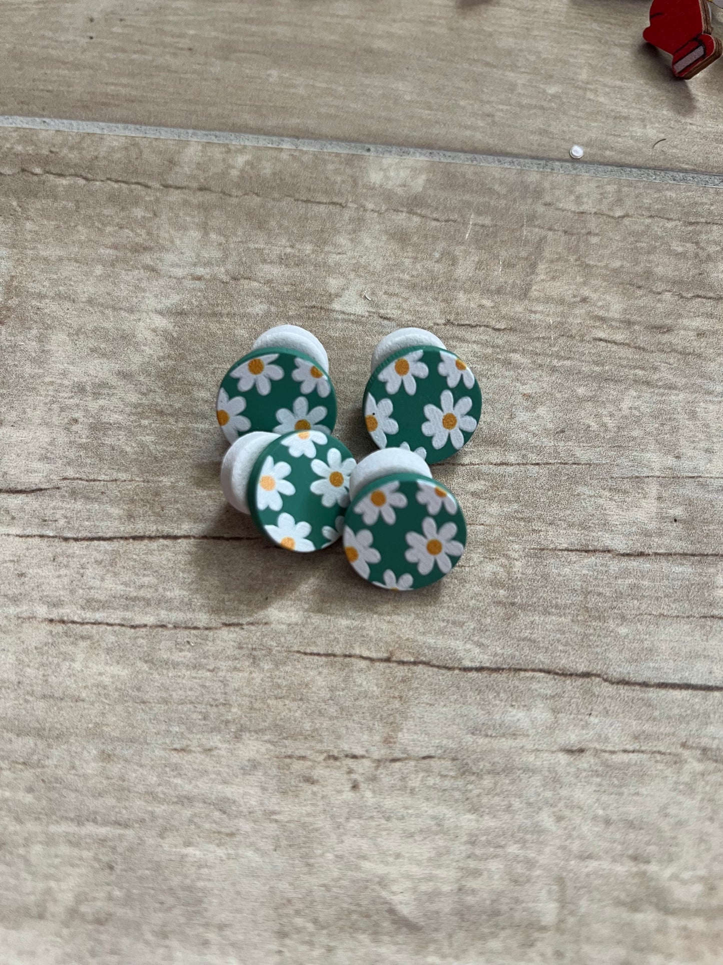 Floral Circle Studs