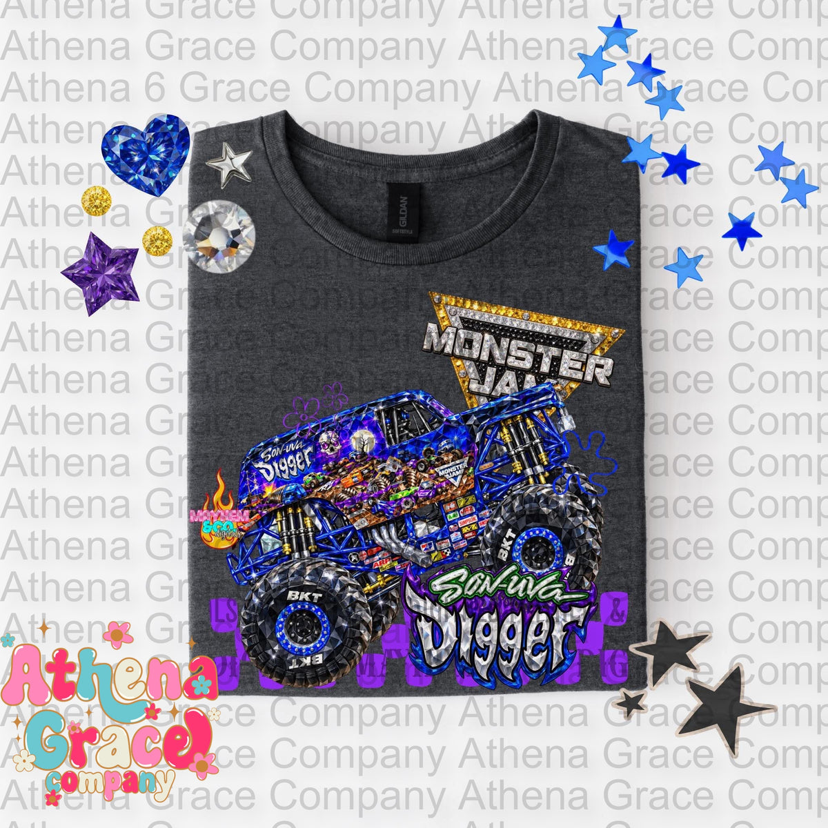 Son UVA Digger Monster Jam Sparkling