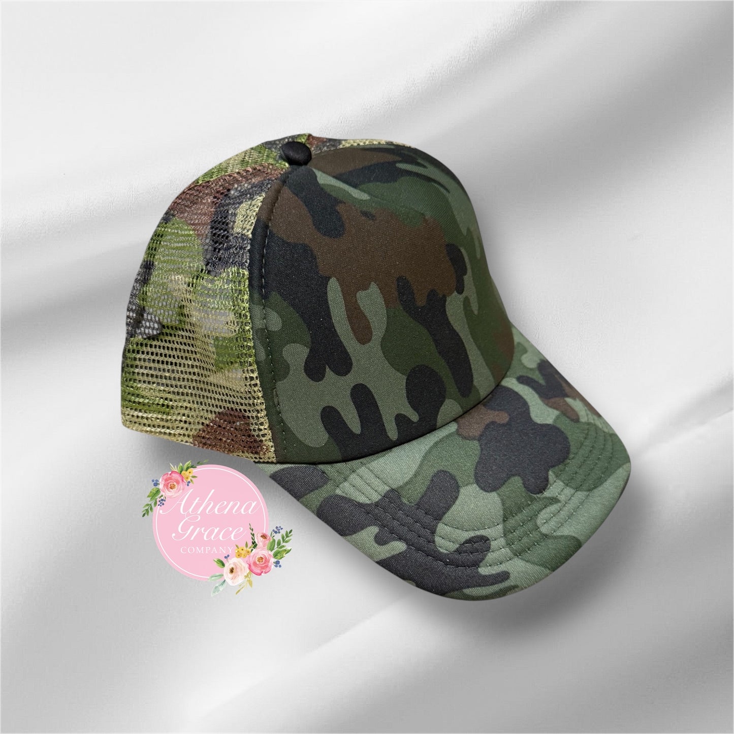 Full Camo Mesh Hat