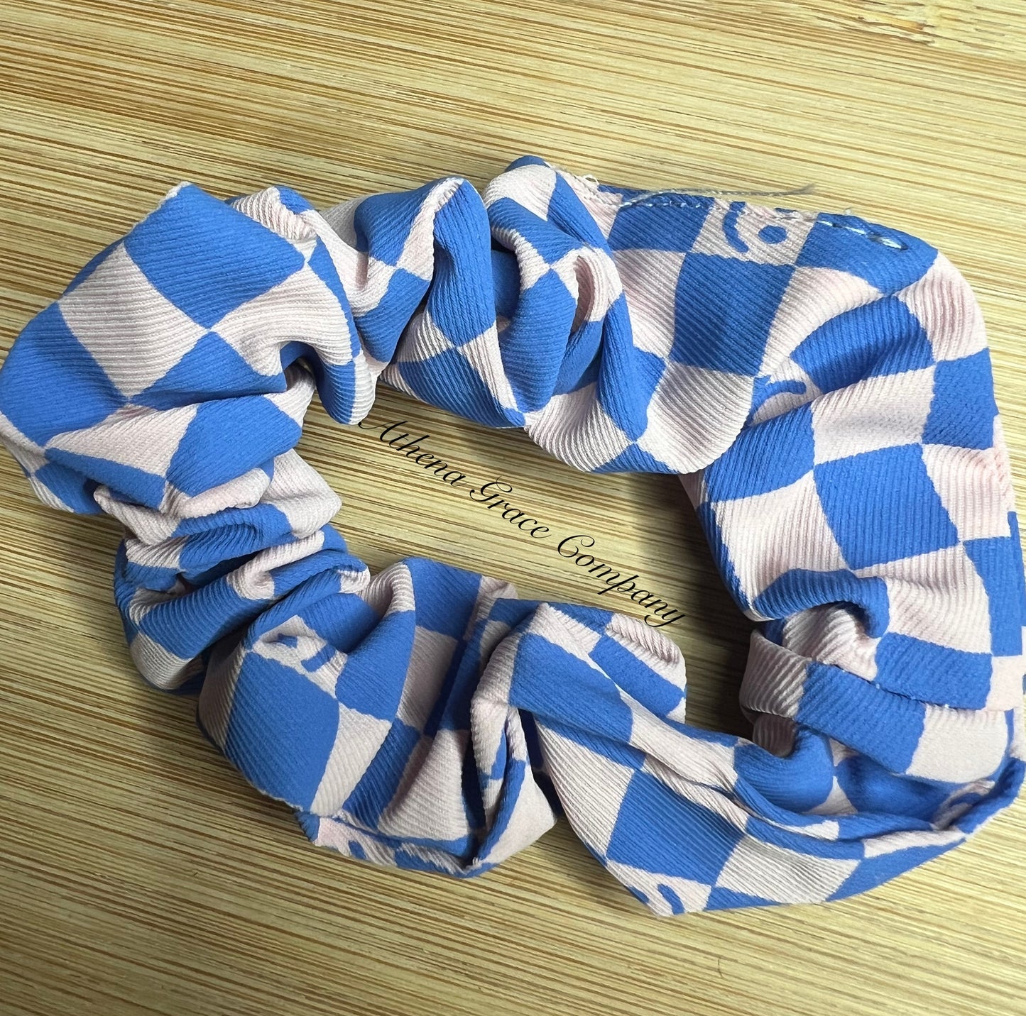 Checkered Scrunchies