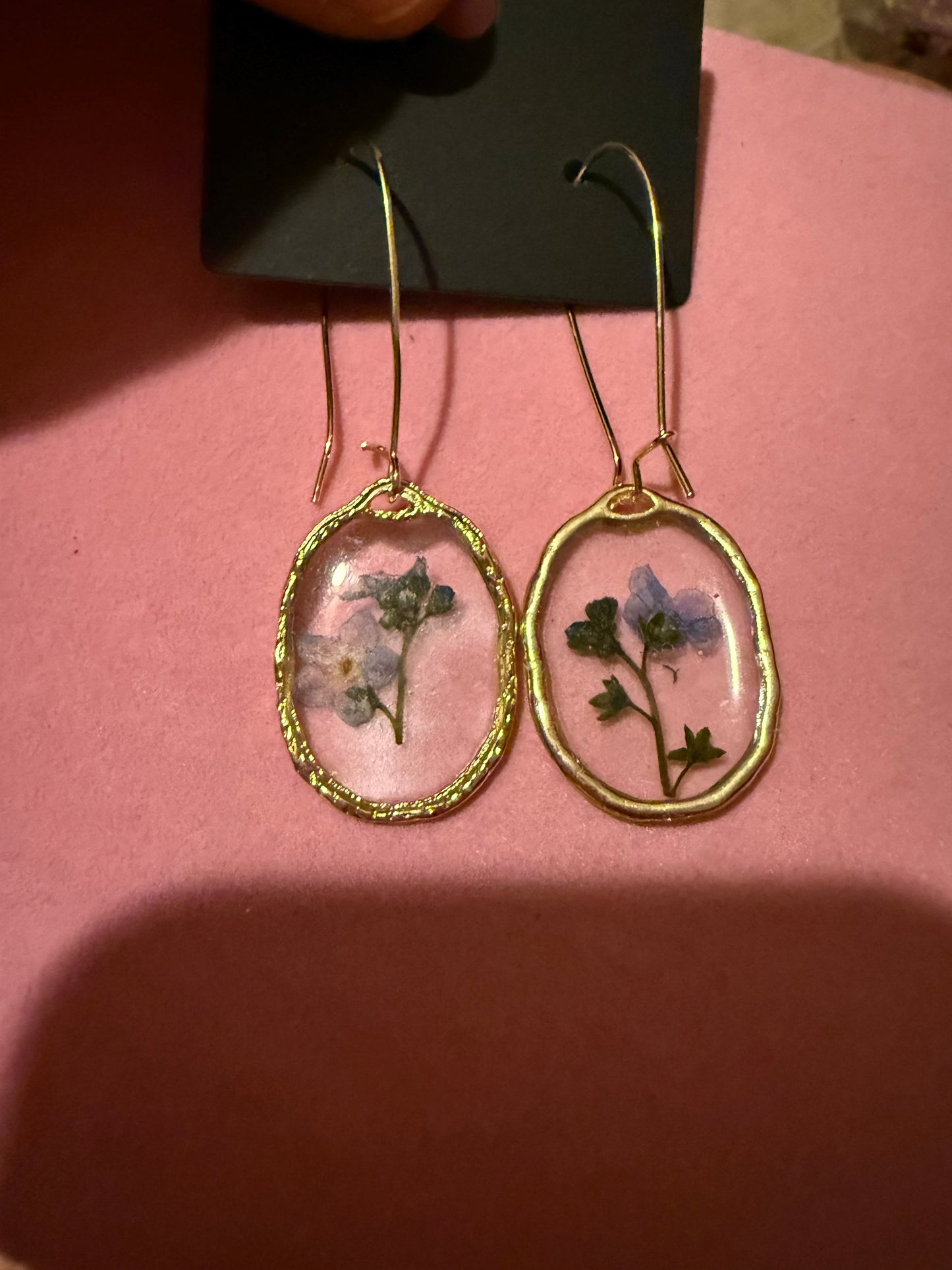 Acrylic Flower Dangle Earrings