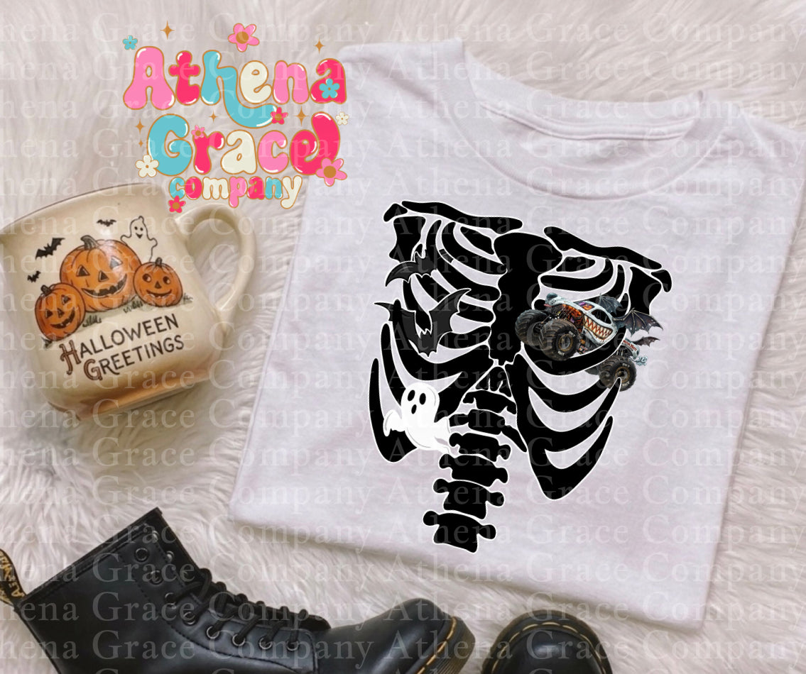 Monster Truck skelly Halloween