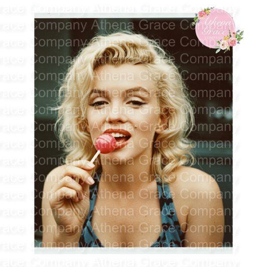 Marilyn Lollipop DTF