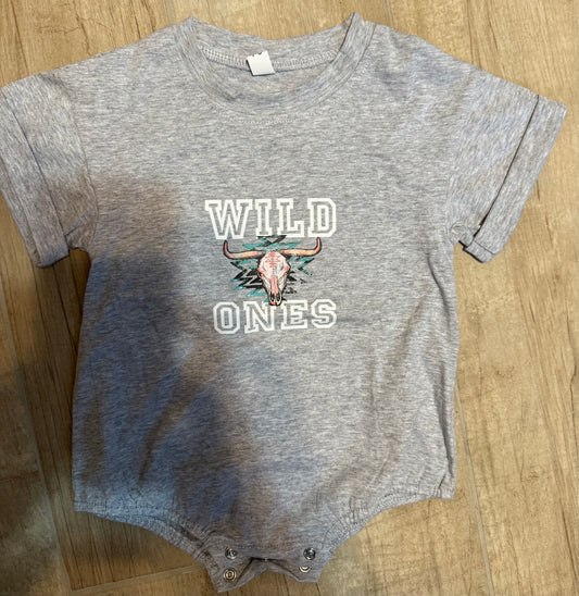 Wild one Bubble Romper