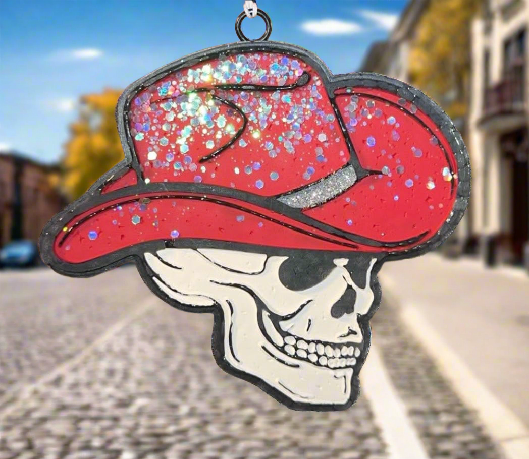 Skull cowboy Freshie