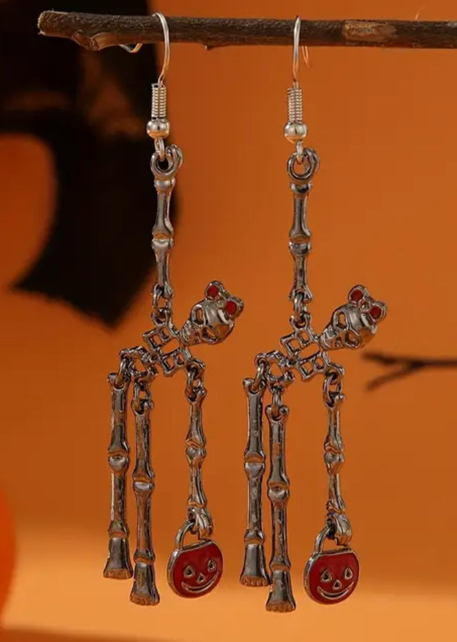 Girly Skeleton Earrings