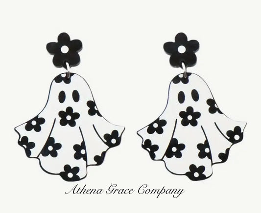 Flower Ghost earrings