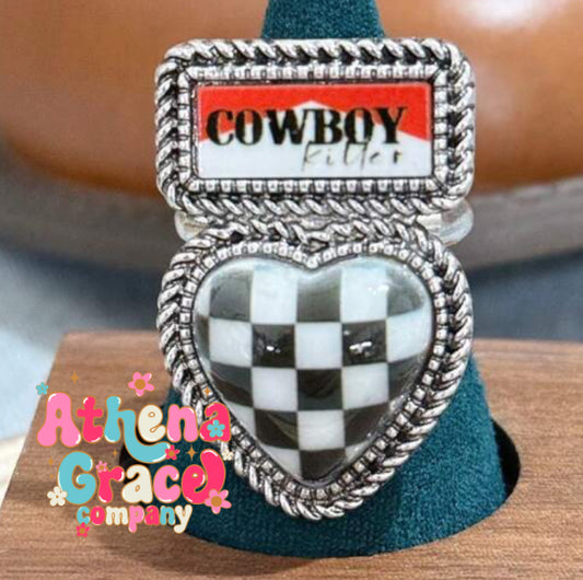 Cowboy Killer Heart Ring
