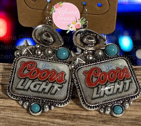 Coors Light Earrings