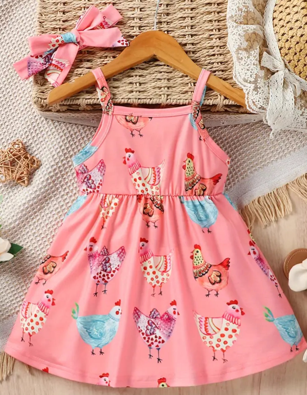 Pink Chicken Dress