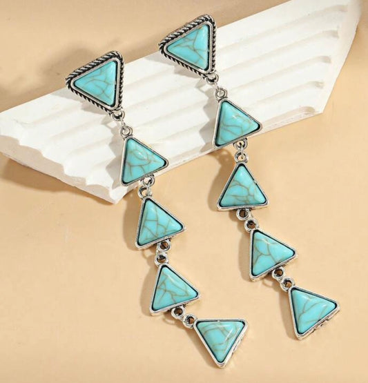 Triangle Dangle Earrings