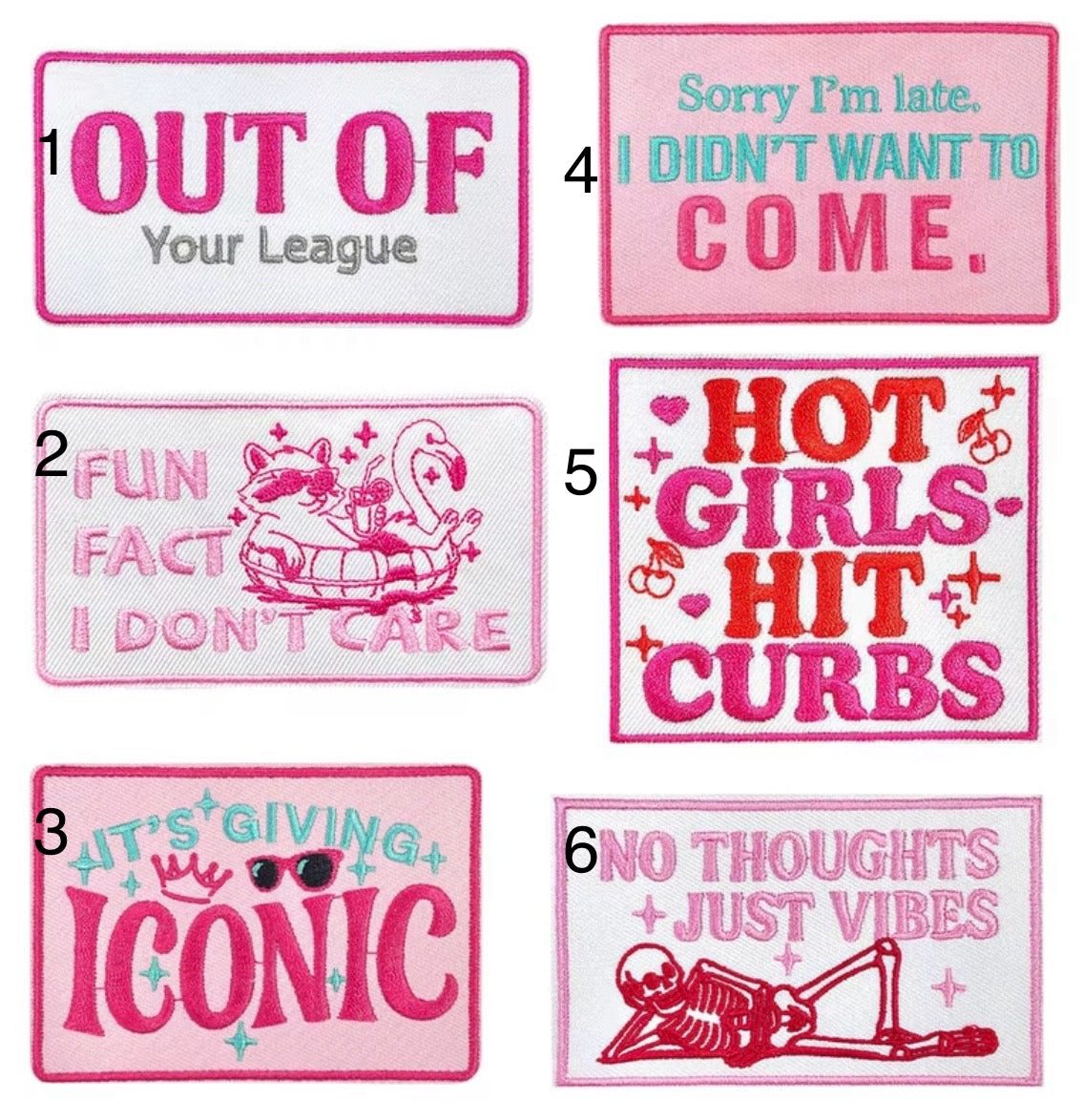 Pink Variety Medium Patch