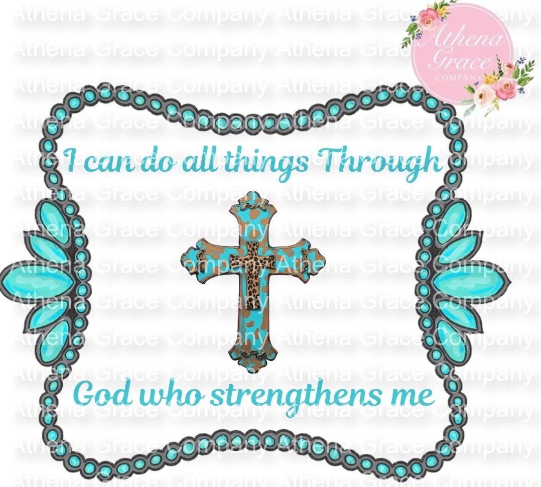 God Who Strengthens Me DTF