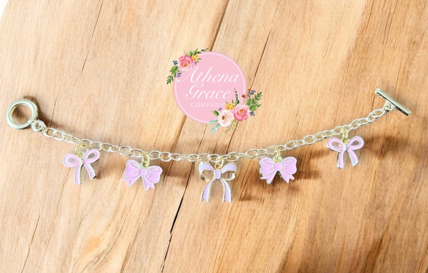 Bow Charm Bracelet