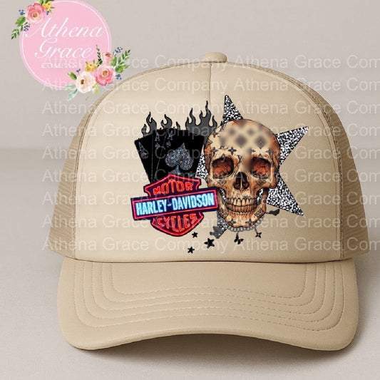 Harley Skull Hat