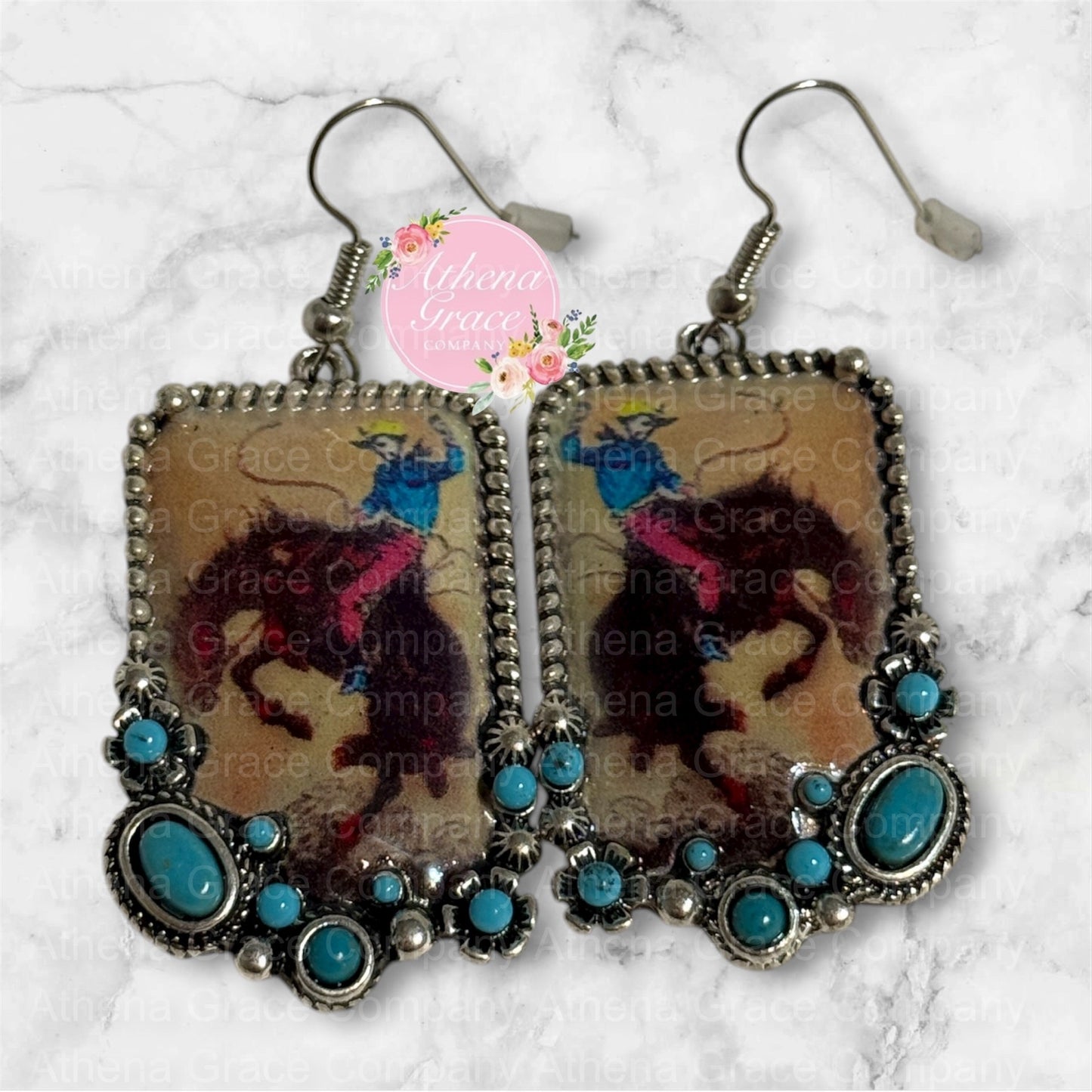 Bull Rider Earrings