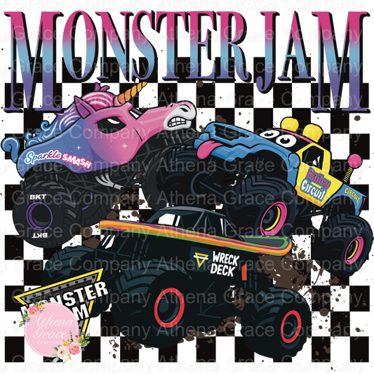 Monster Jam DTF