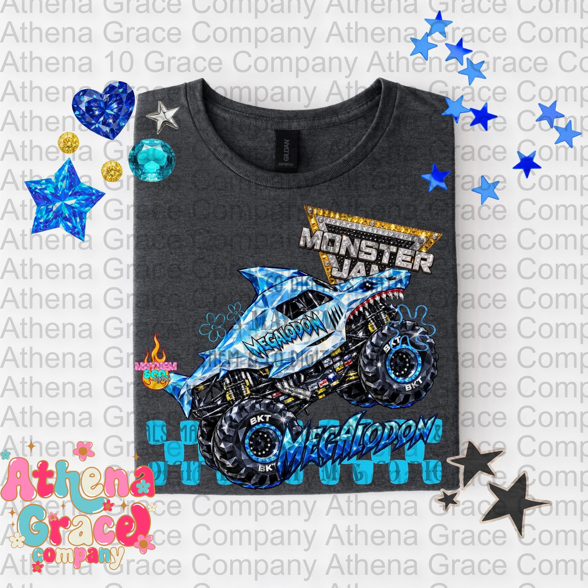 Megalodon Monster Jam Sparkling