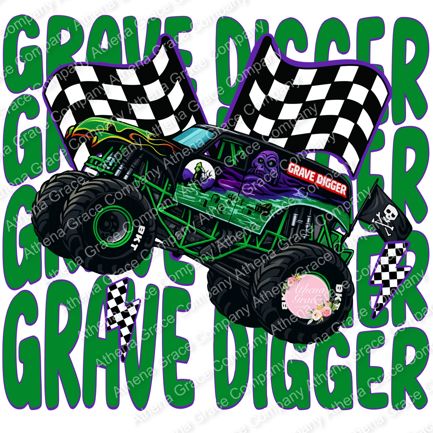 Grave Digger DTF