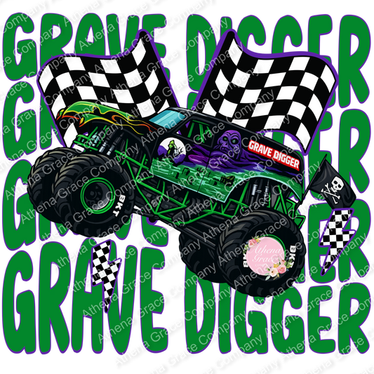 Grave Digger DTF