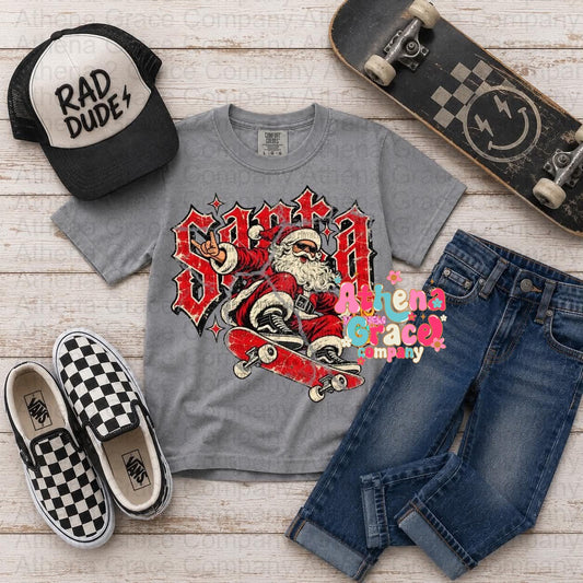 Skating Santa