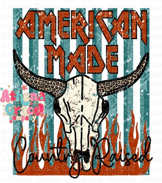 American Made Country Raised DTF
