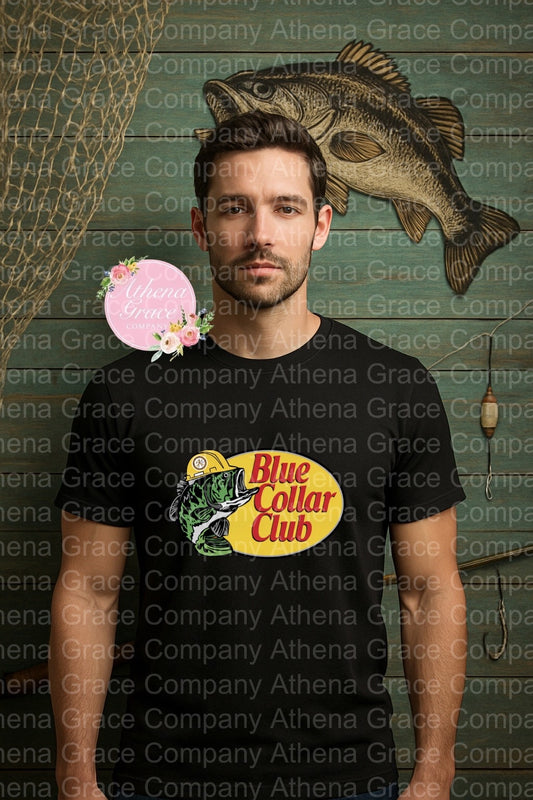 Blue Collar Fish Metal Worker