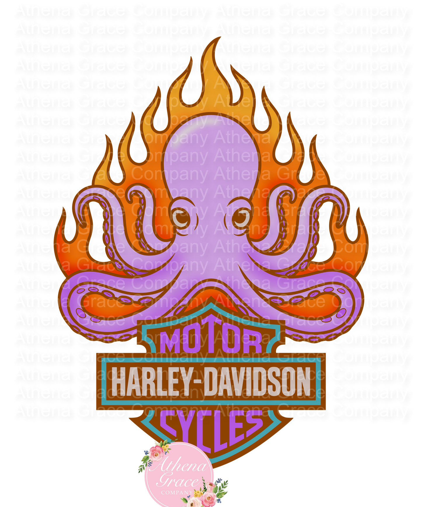 Octopus Harley DTF