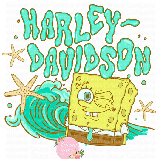 Sponge B Harley DTF