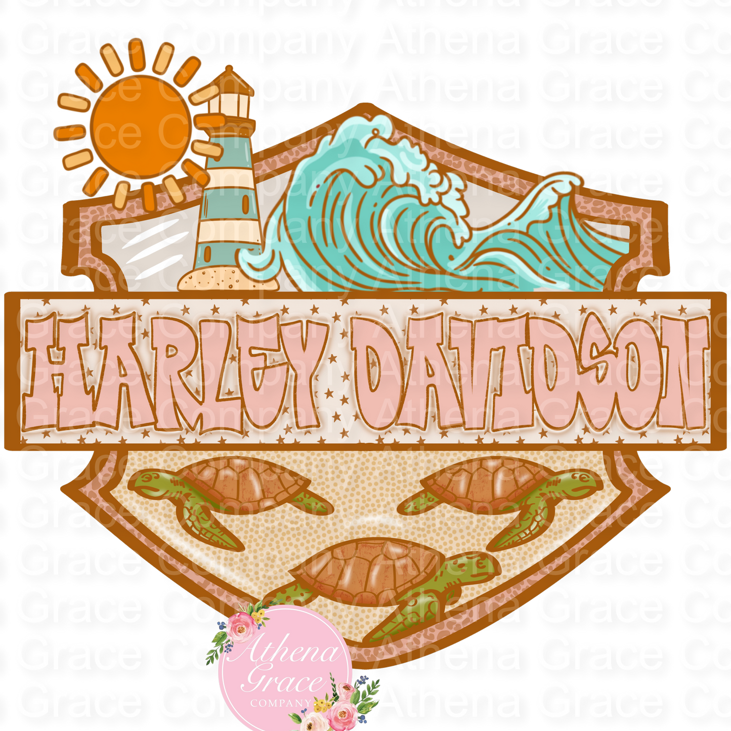 Turtles Harley DTF