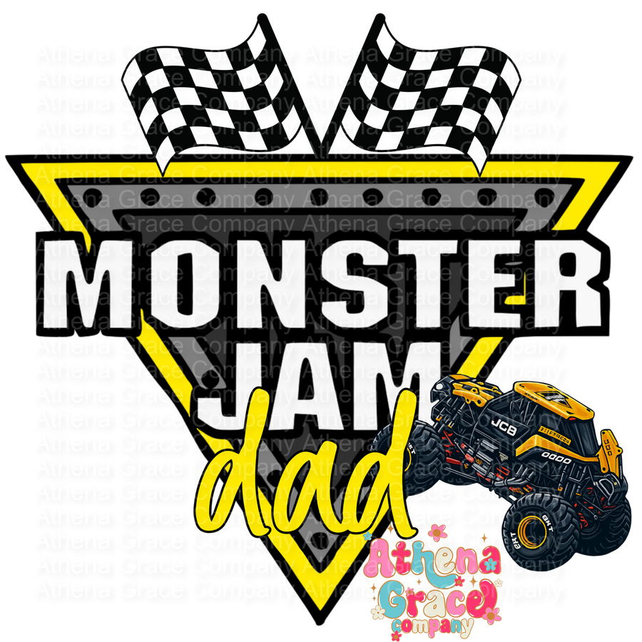 Monster Jam Dad DTF