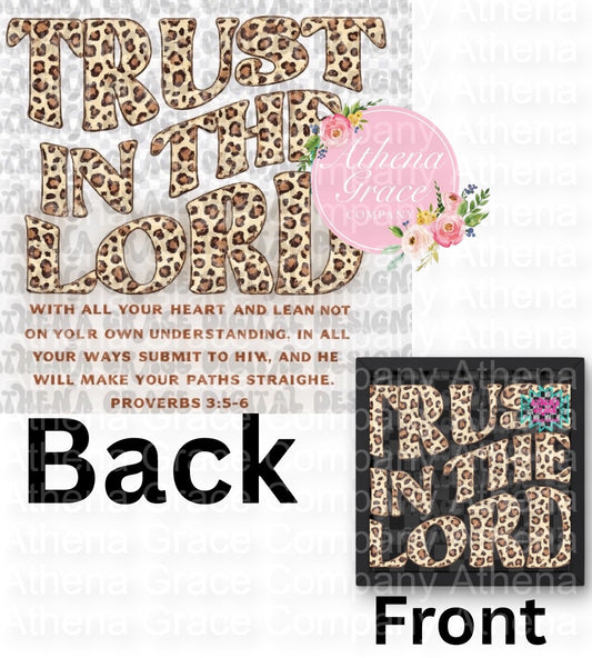 Trust In The Lord Front and Back