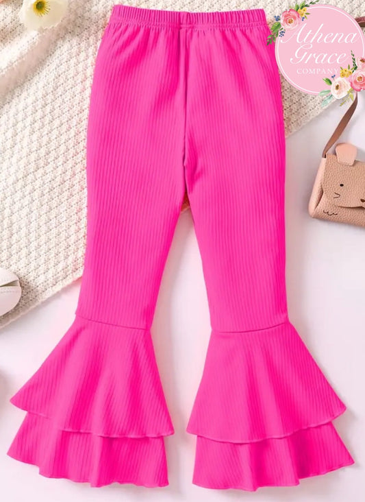 Pink Double Bell Bellbottoms