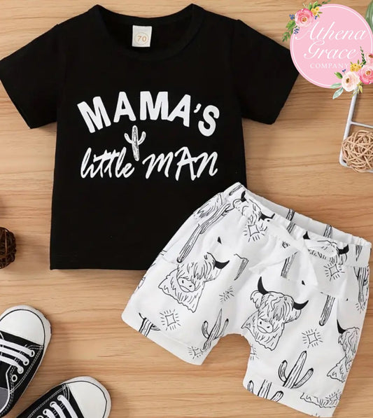 Mamas Little Man Outfit