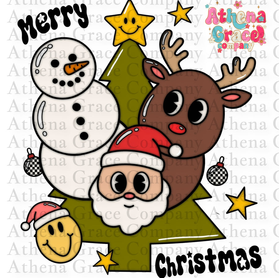 Merry Christmas DTF