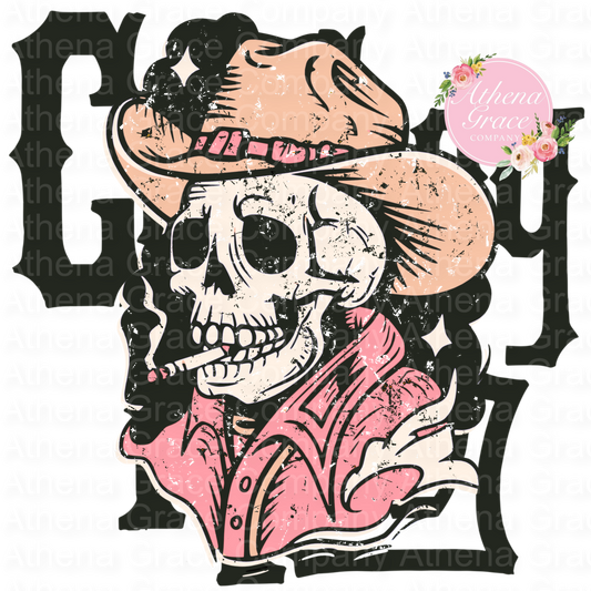 Cowboy Skull DTF