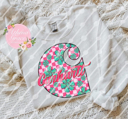 Carhartt Pink & Turquoise