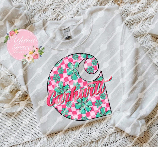 Carhartt Pink & Turquoise