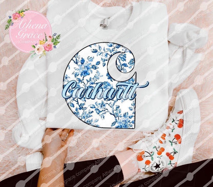 Carhartt Blue Flower