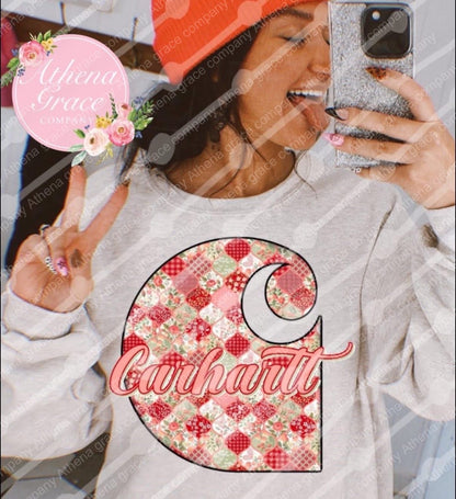 Carhartt Pink Patchwork