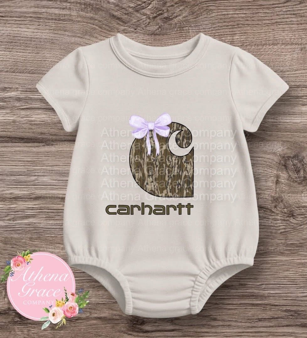 Carhartt Camo Purple Bow