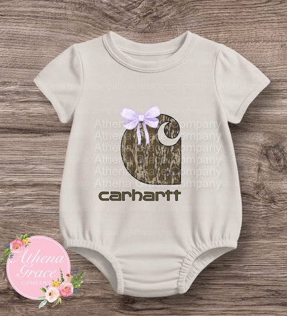 Carhartt Camo Purple Bow