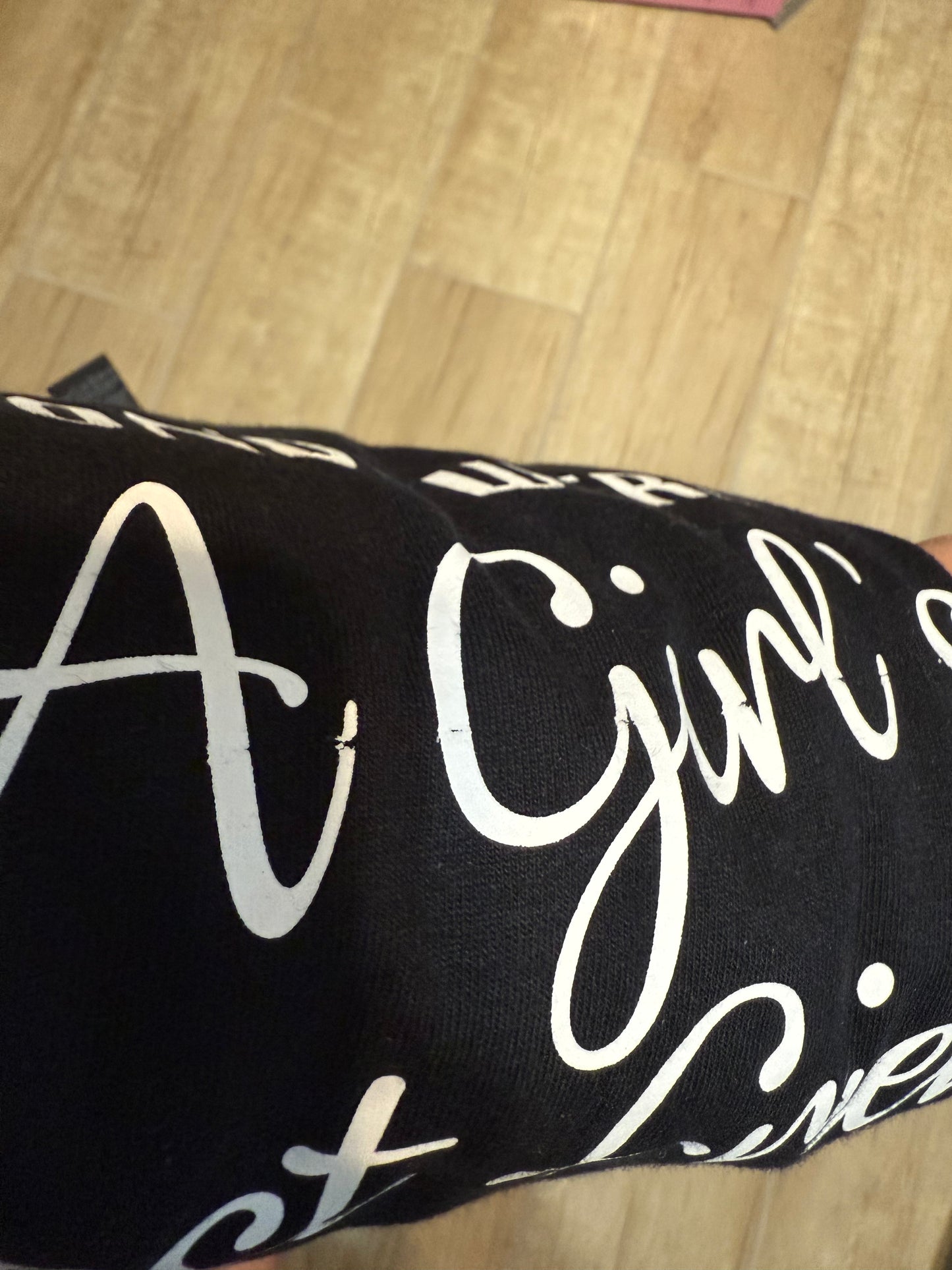 A Girls Bestfriend tee Flawed