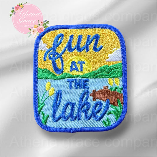 Fun at the Lake Large Patch