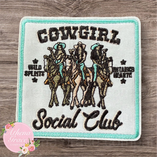 Cowgirl Social Club Large Patch