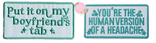 Teal Patches